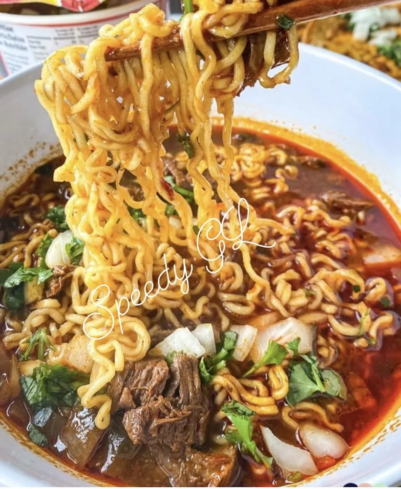 Noodles with Birria